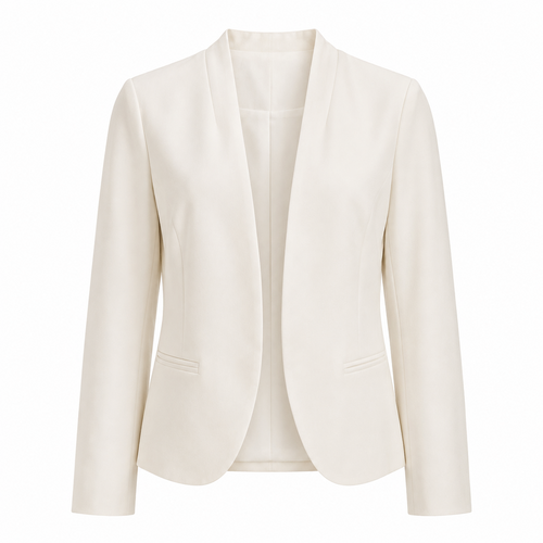 Blazer Abierto blanco frente