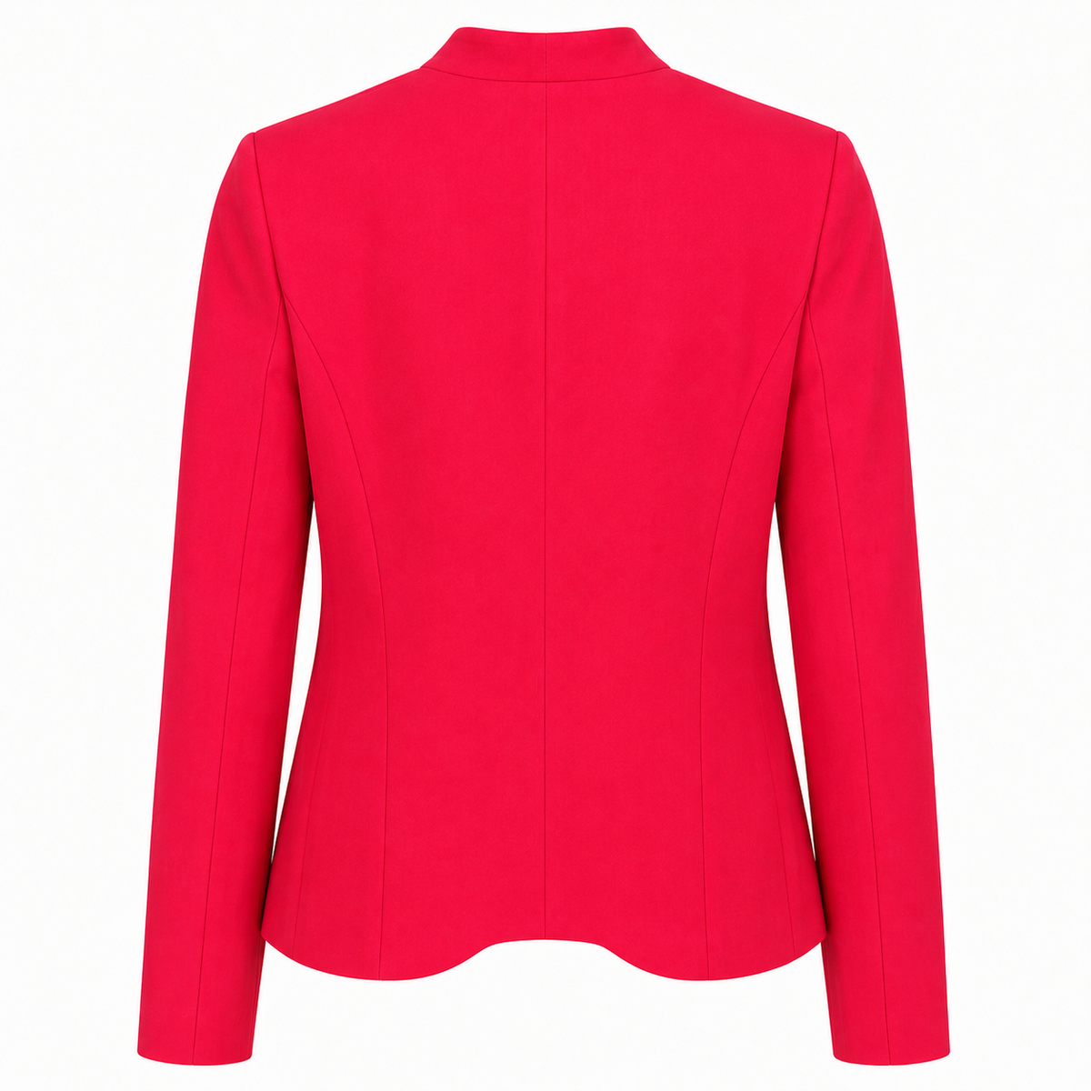 Blazer Abierto rojo detalle