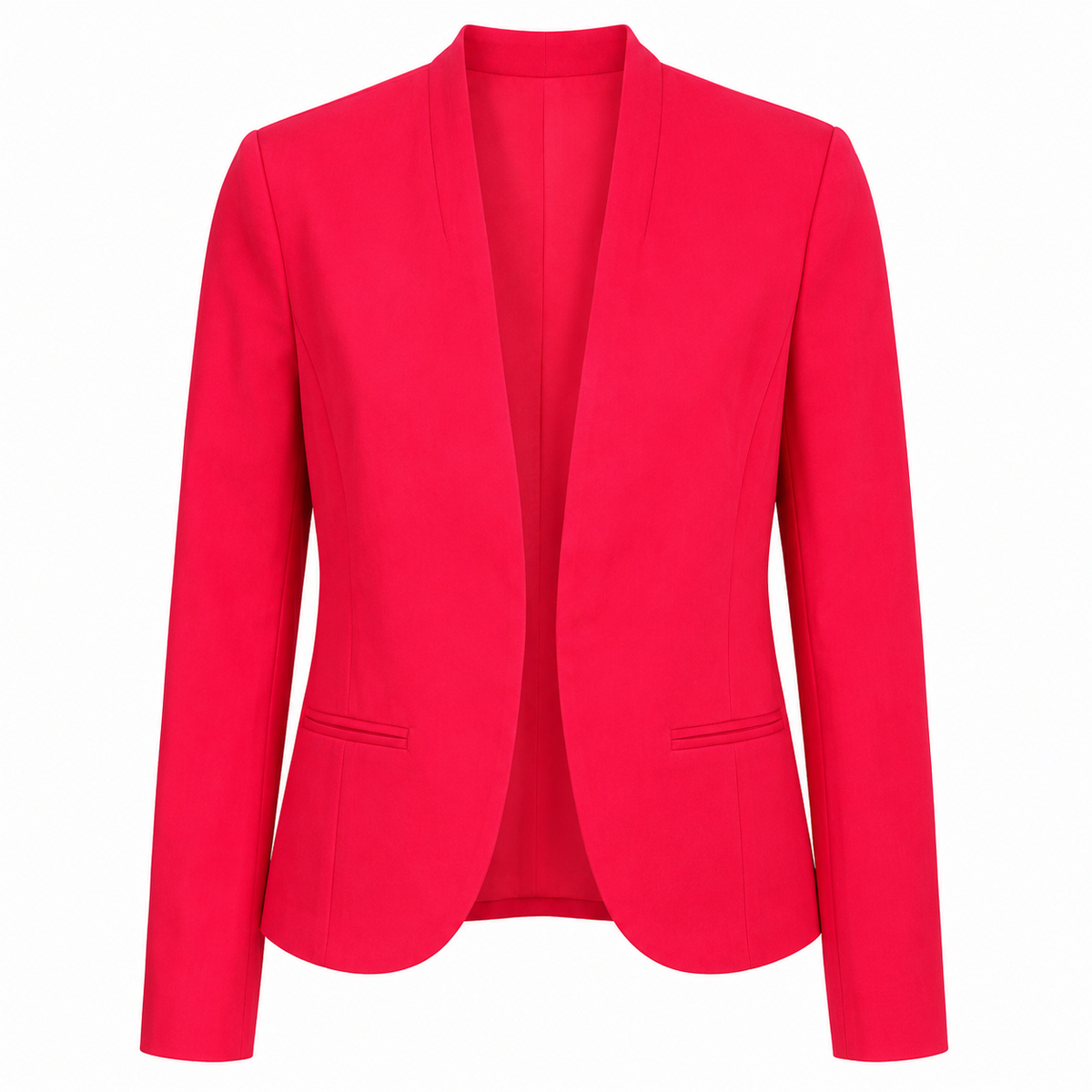 Blazer Abierto rojo frente