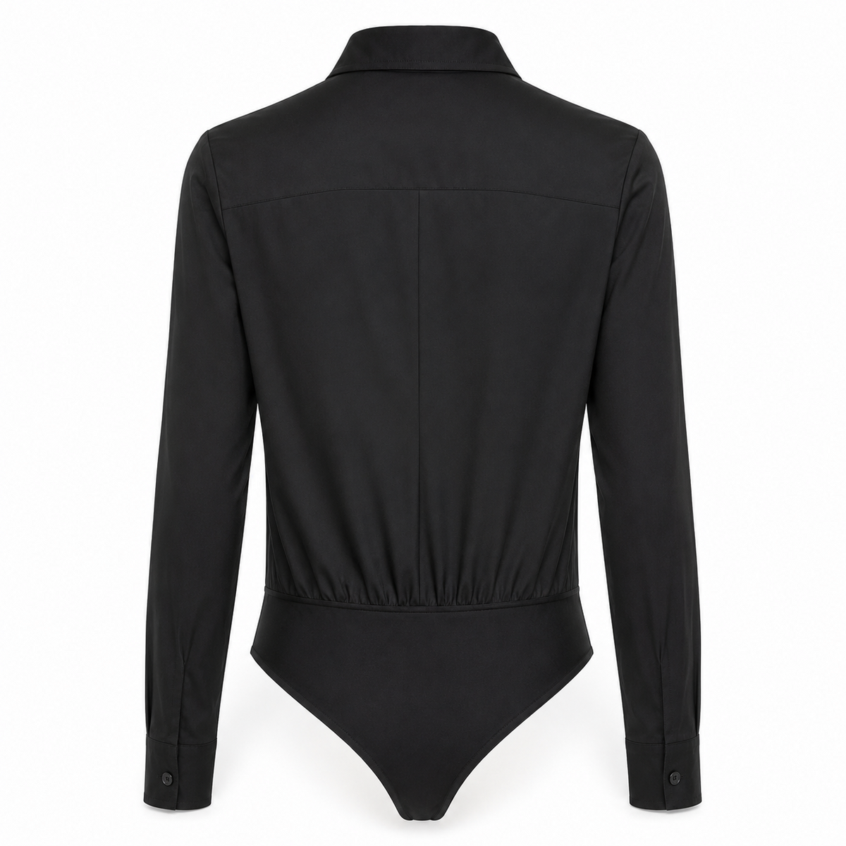 Camisa tipo Body negro espalda