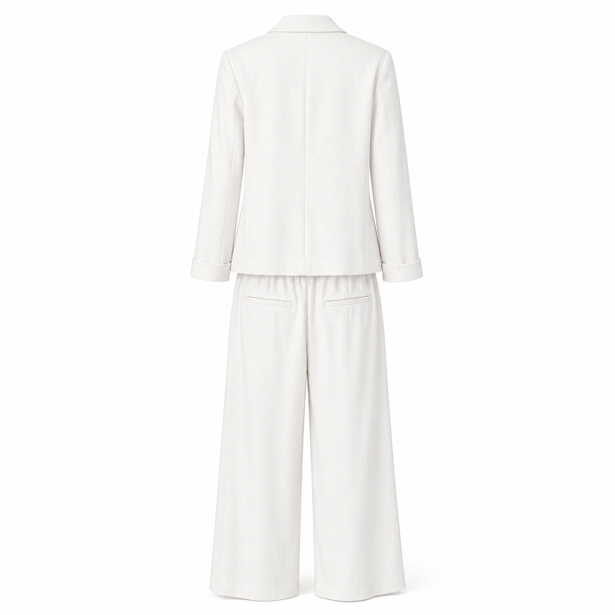 Conjunto de Lino blanco espalda