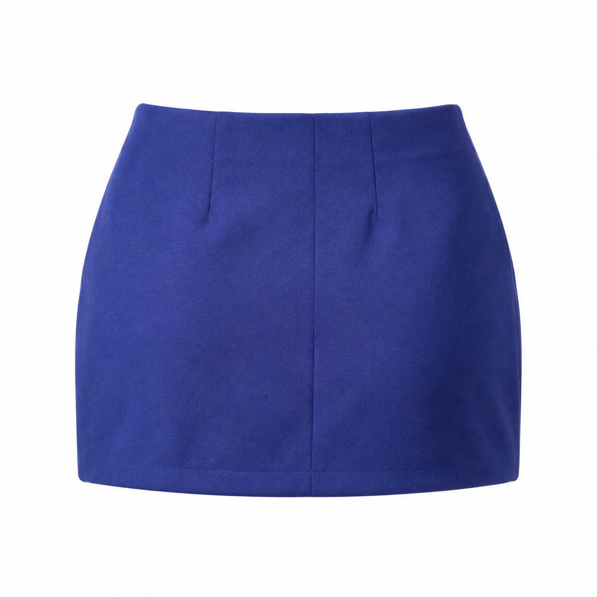 Falda short azul - espalda