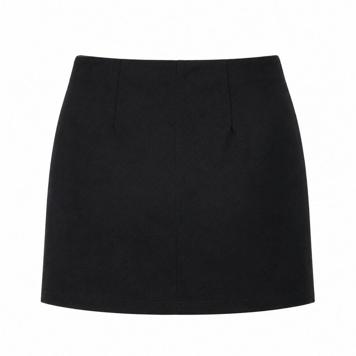Falda short negra - espalda