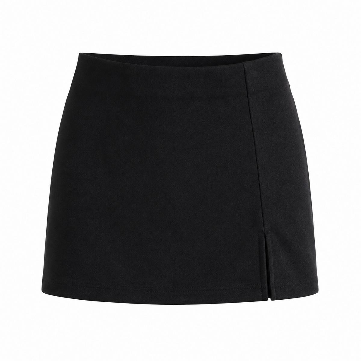 Falda short negra - frente