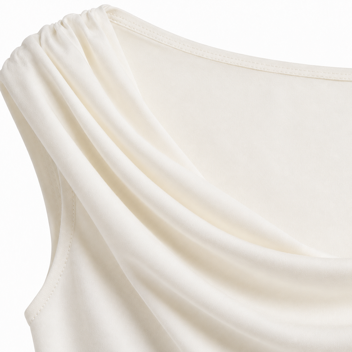 Off Shoulder blanco detalle