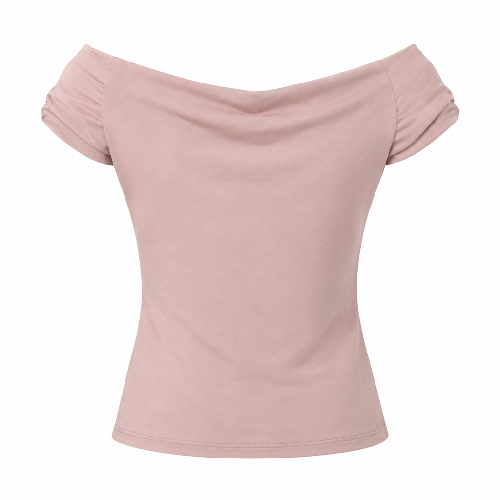 Off Shoulder mushroom espalda
