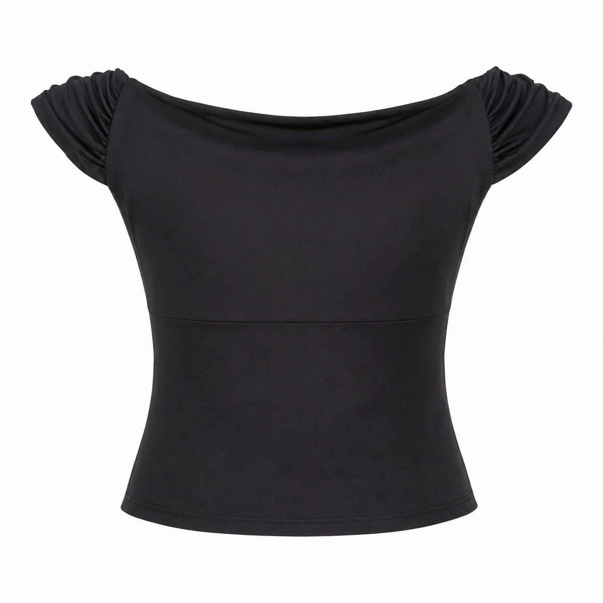 Off Shoulder negro espalda