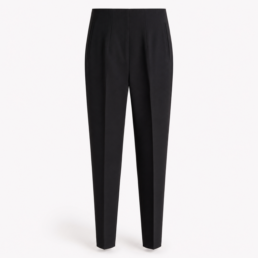 Pantalón de pinzas negro, vista frontal