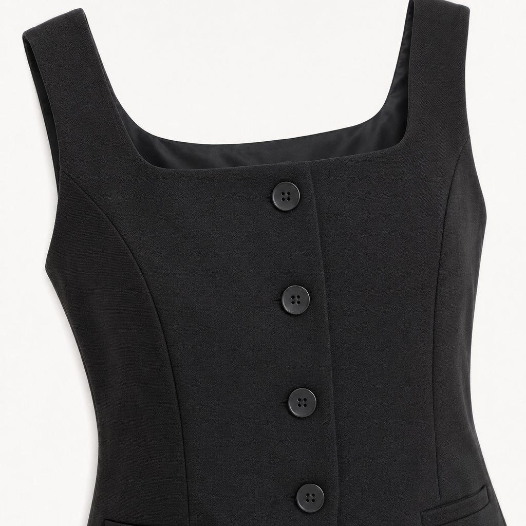 Set Knit negro - detalle